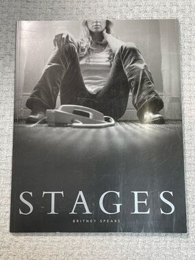 Britney Spears Stages Book First Edition Color Poster & DVD Coffee Table Book